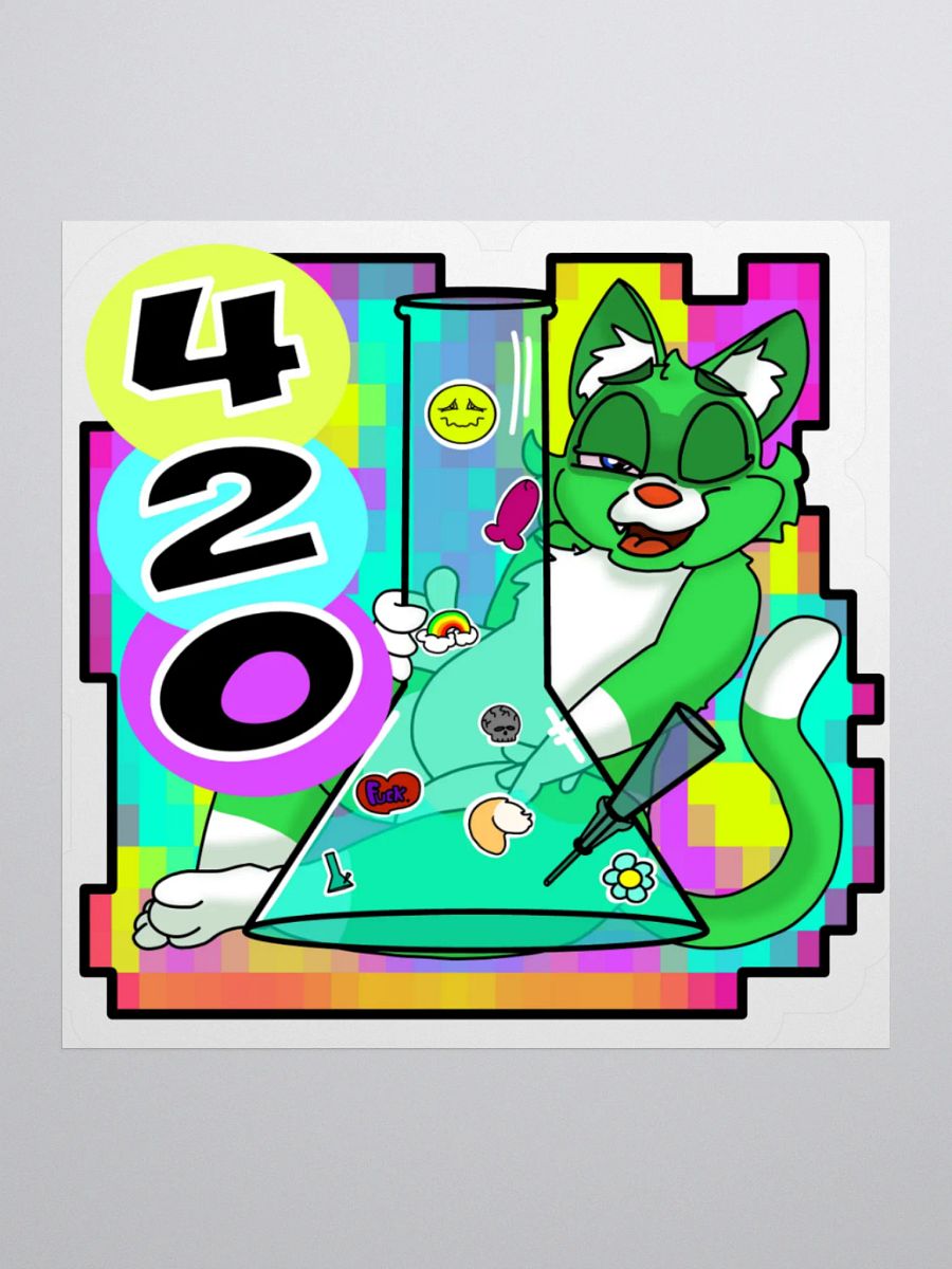 d20 Bong Pinup 2025 Sticker product image (2)