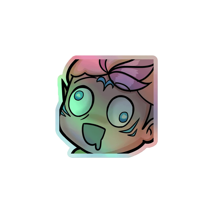 AfressDerp Emote Holographic Sticker product image (1)