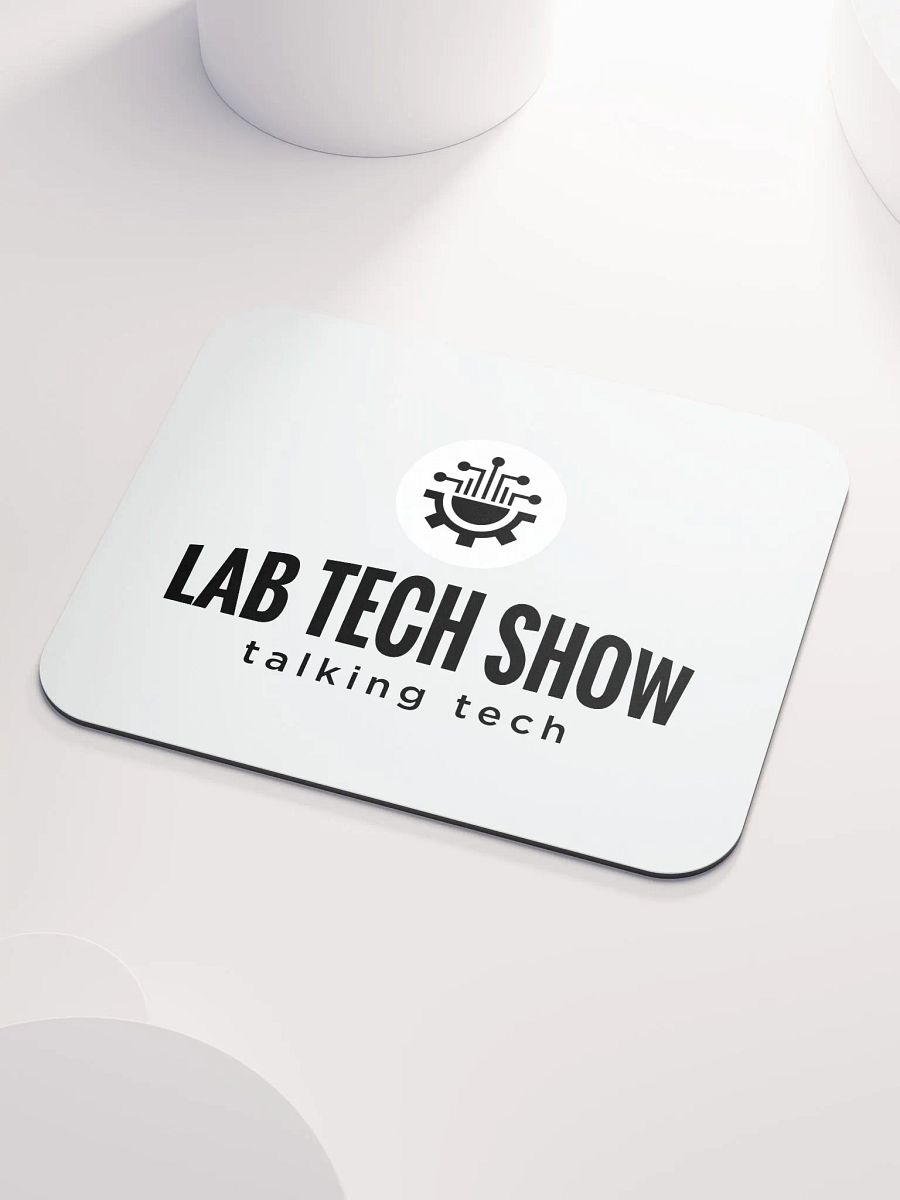 Lab Tech Show Mouse Pad Black & White product image (3)