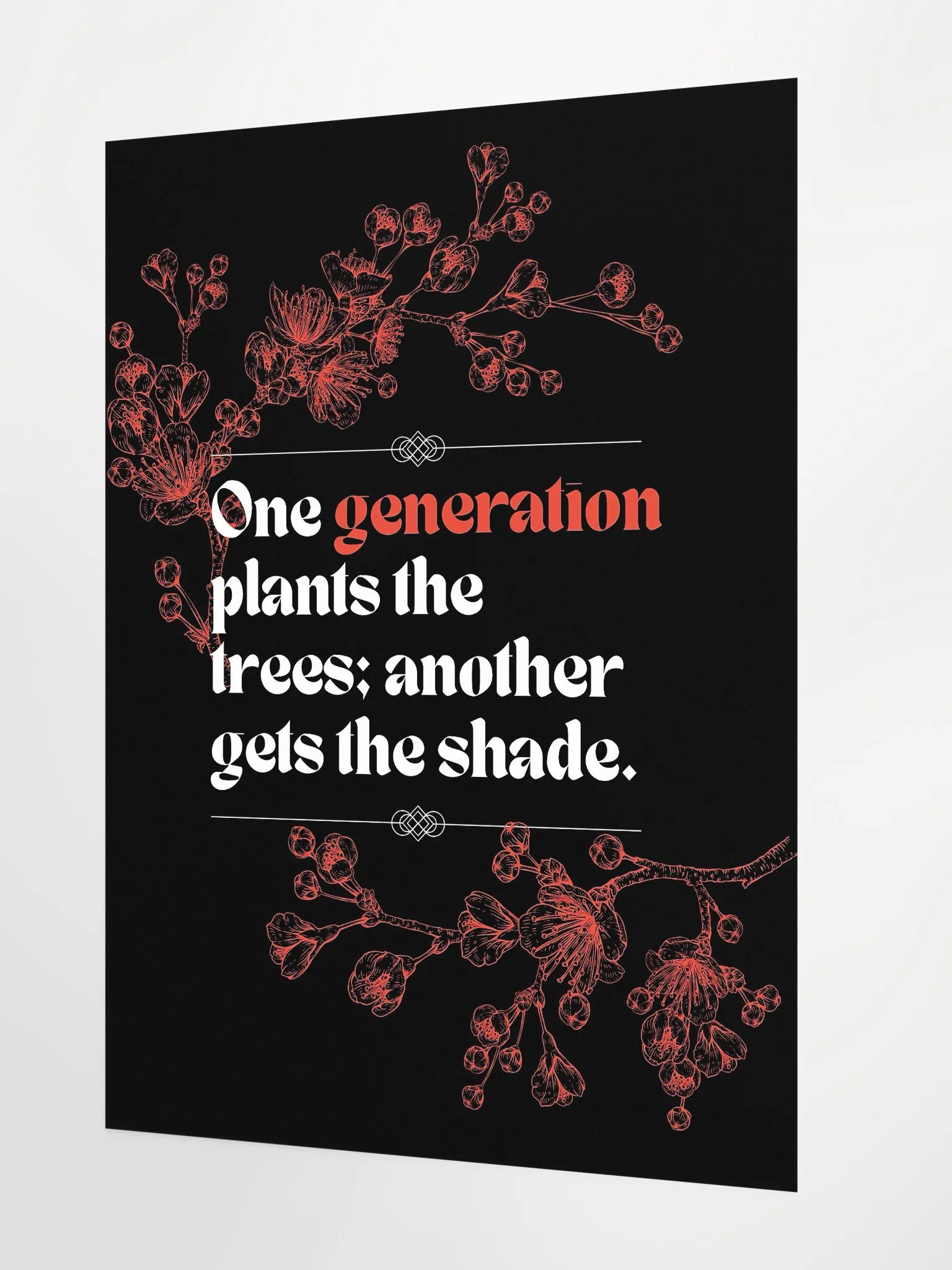 Inspirational Quote Art Poster- 