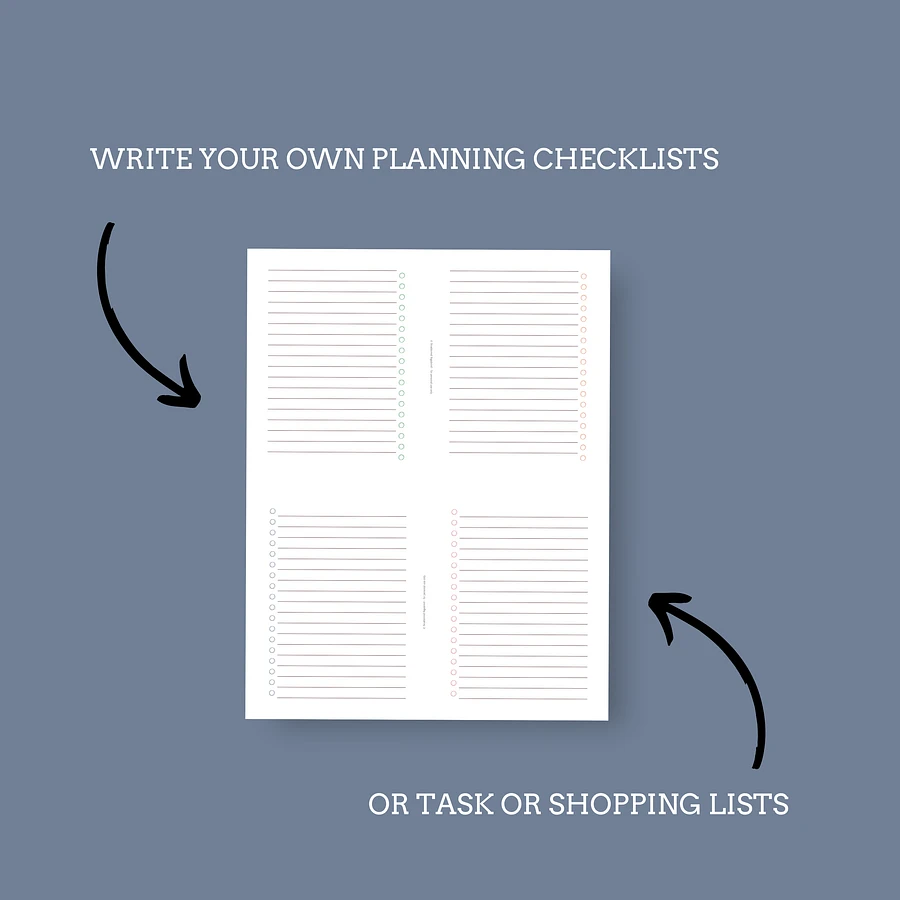 Planning Checklist - Colourful product image (3)