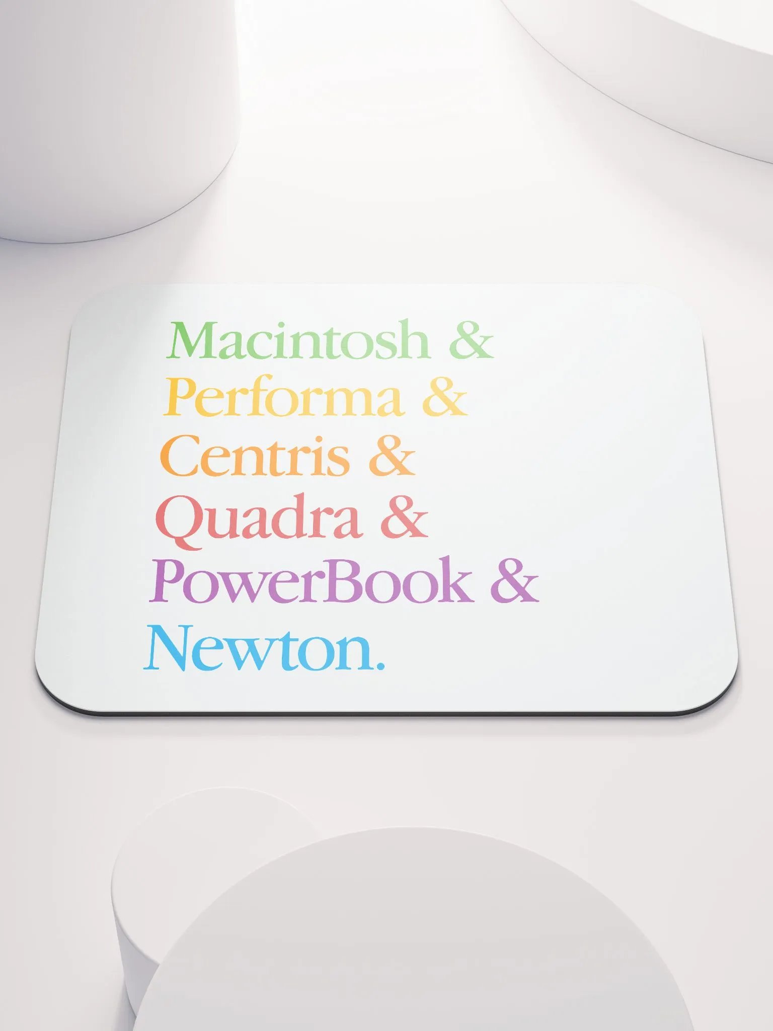 1993 Lineup White Mouse Pad product image (1)