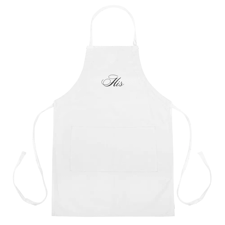 Apron - His - on White product image (2)