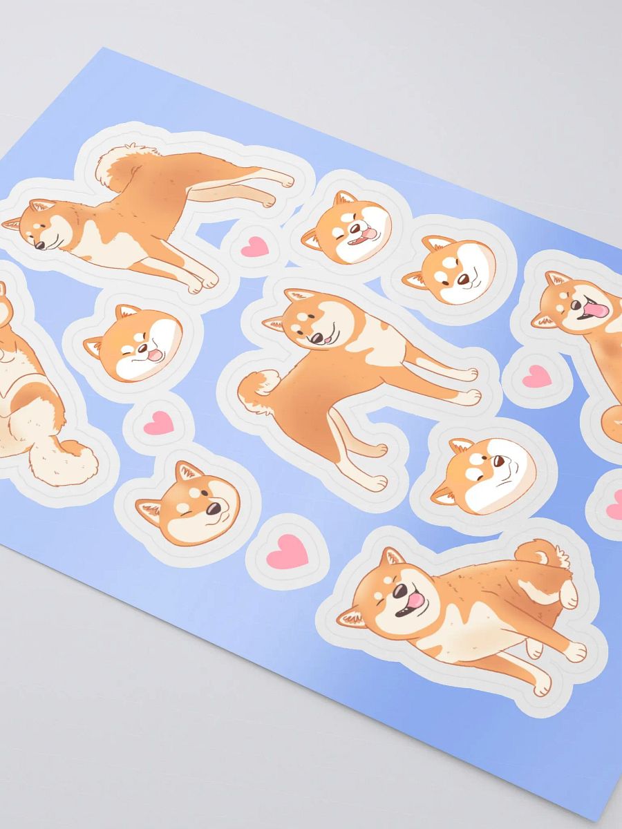 Cute Shiba Inu Dog Sticker Pack product image (3)