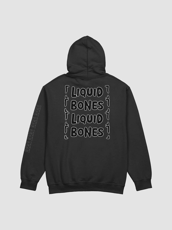 Melting Skull Liquid Bones Graphic Hoodie product image (2)