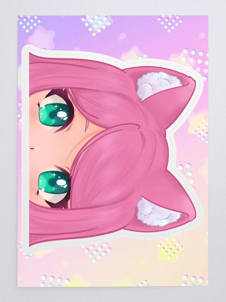 Megu peeker style sticker product image (4)