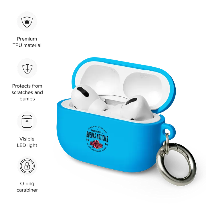 2024 Prediquemos las Buenas Noticias Red Vintage Floral AirPods Case product image (28)
