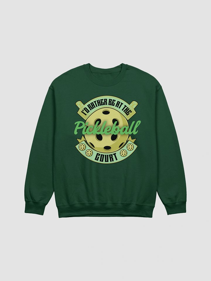 Id Rather Be At The Pickleball Court Paradise Crewneck Sweatshirt product image (7)