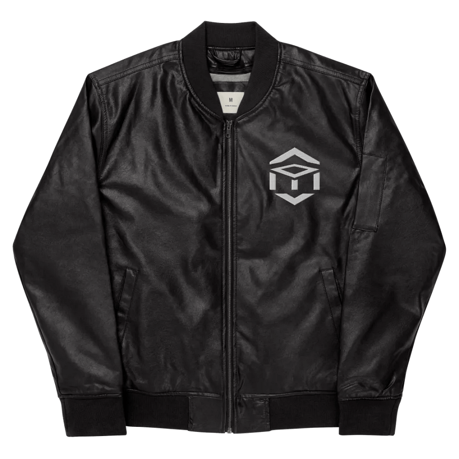 TET Leather Bomber Jacket product image (8)