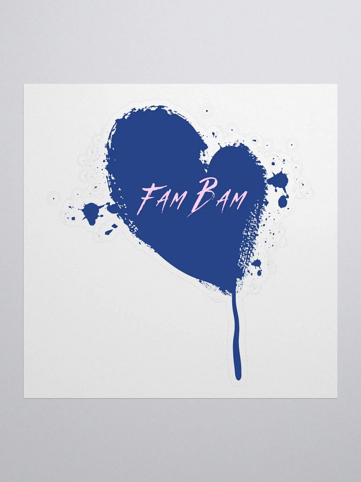 FB Blue Heart Sticker product image (1)