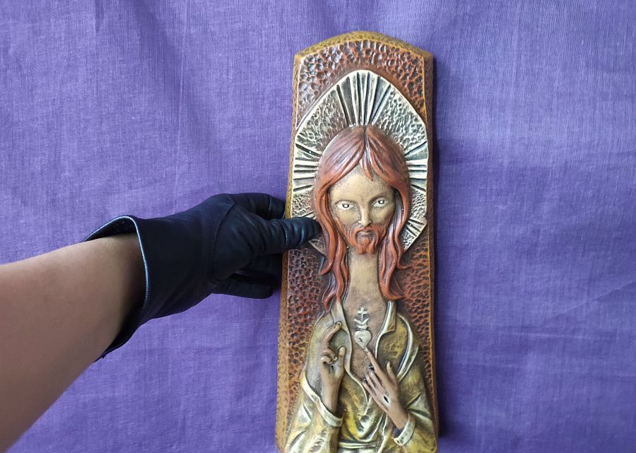 Jesus de Parede Vintage: Arte Religiosa Única product image (4)