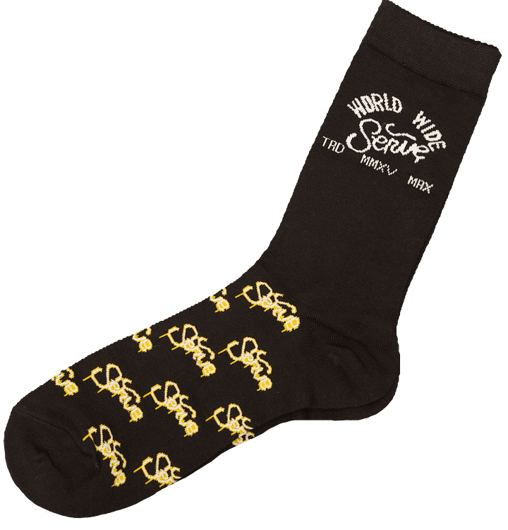 Black Serve Socks product image (1)
