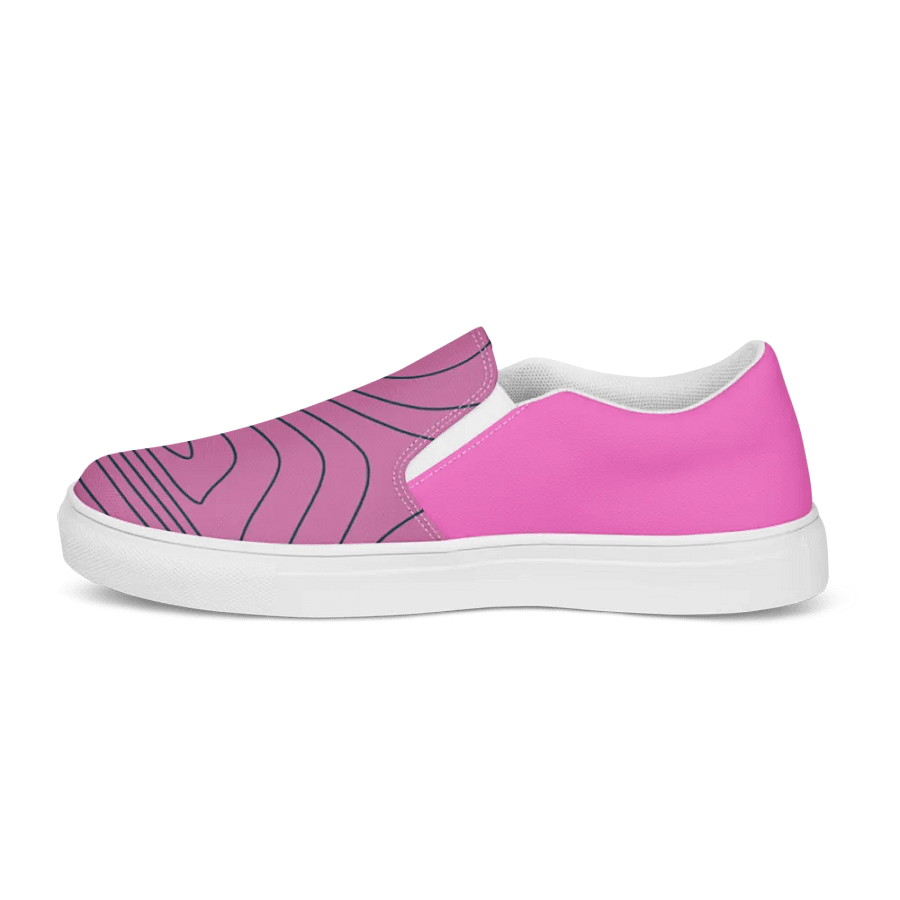 Pink Wave Men's Canvas Slip-Ons product image (11)