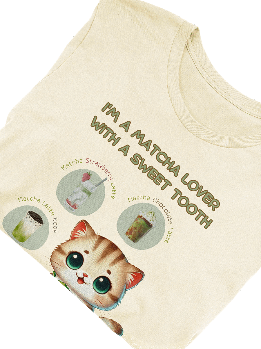 Matcha Lover Meow T-Shirt product image (5)