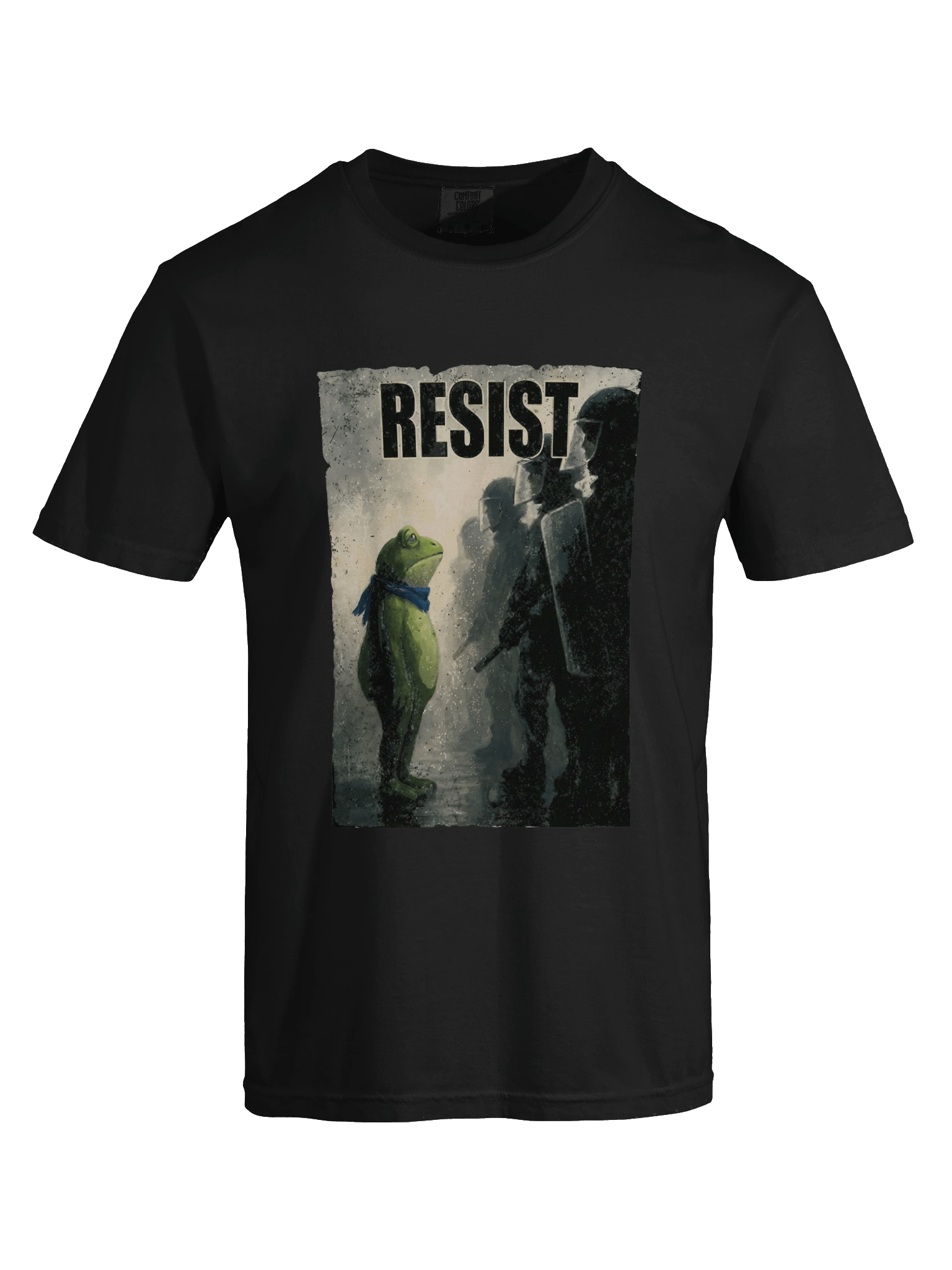 Punk Frog Resistance | Chaotic Comfort Colors® Shirt product image (5)