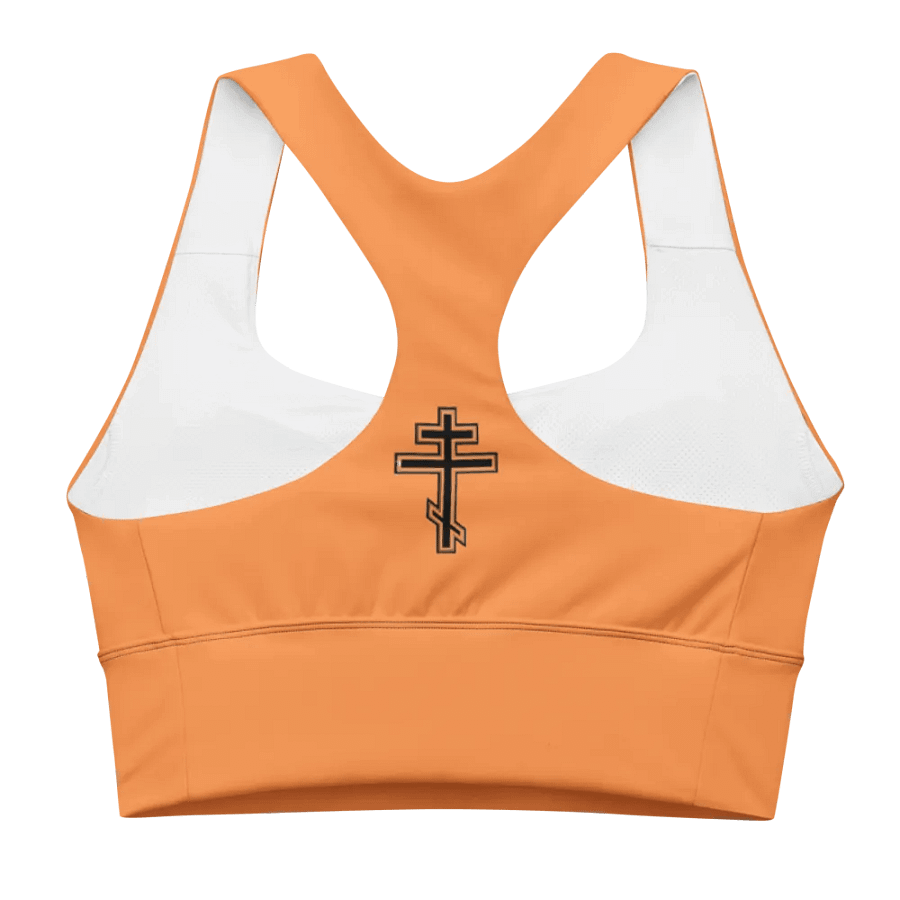 Orange Serenity Longline Sports Bra product image (3)