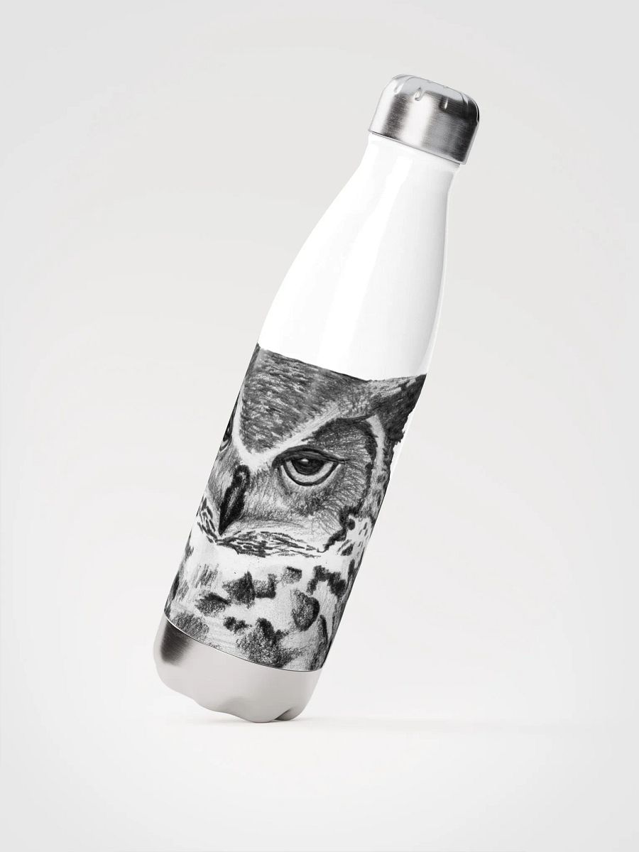 Owl Drawing Water Bottle product image (2)