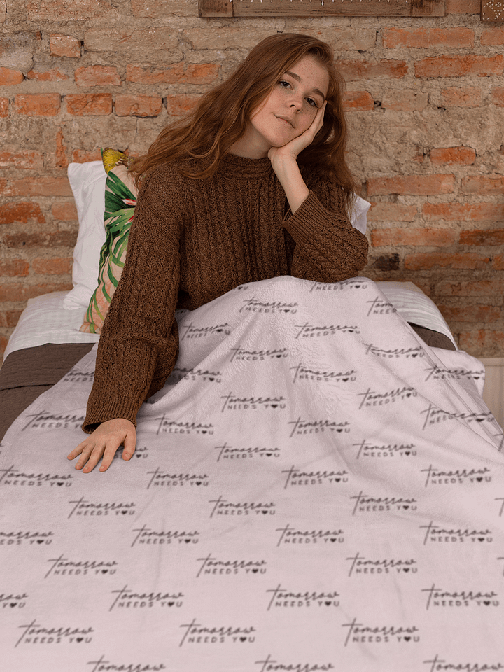 Tomorrow Needs You Blanket product image (1)