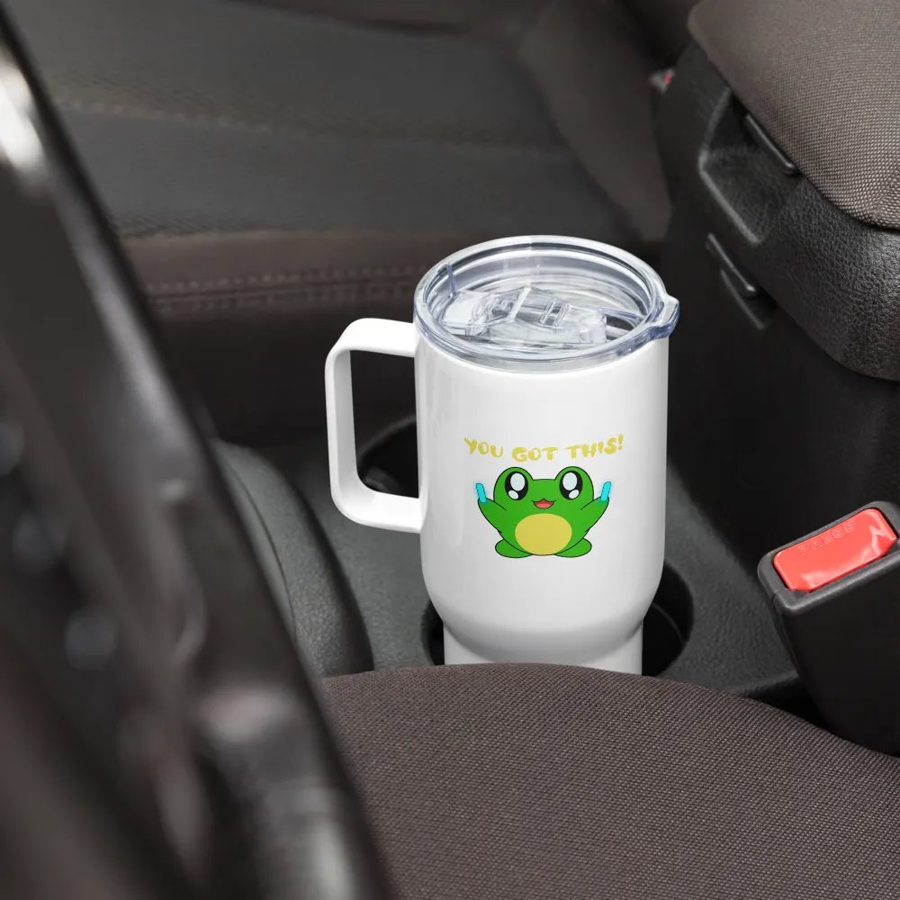 Motivational Frog Travel Mug! product image (8)