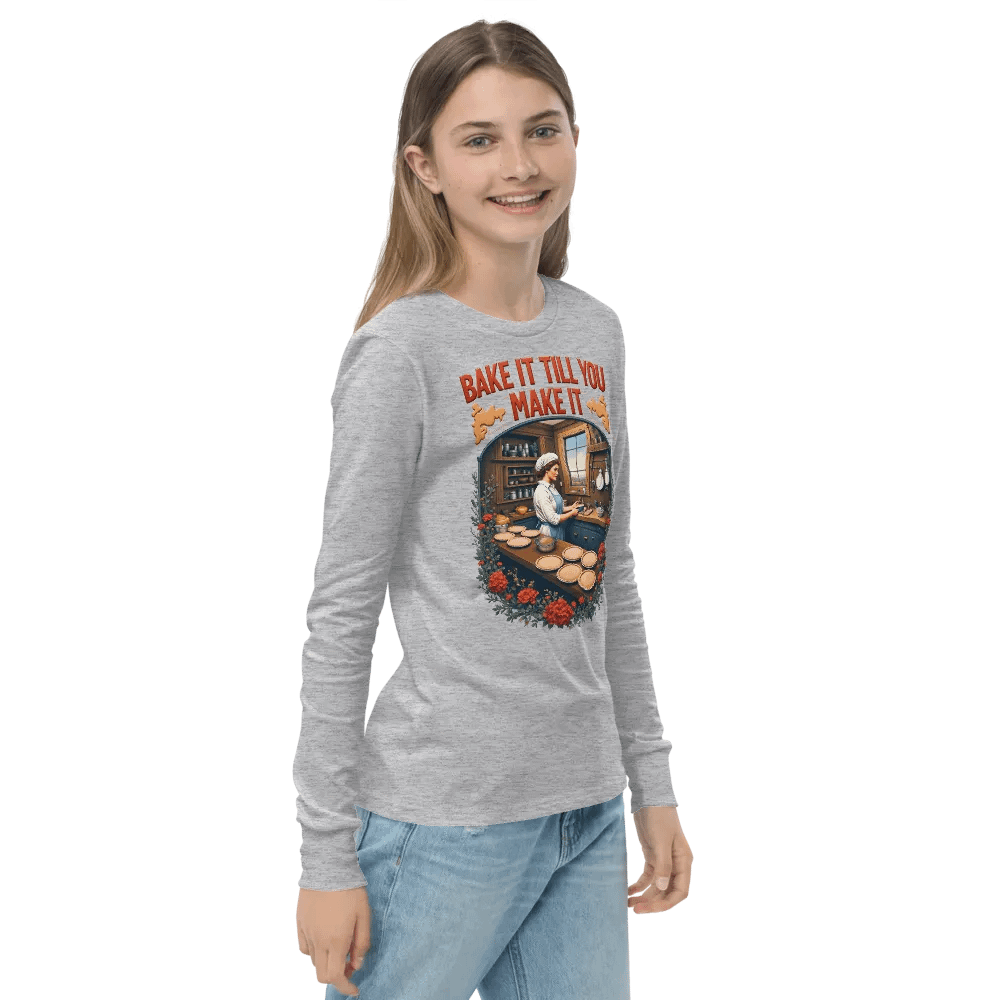 Bake It Till You Make It Youth Long Sleeve Tee product image (17)