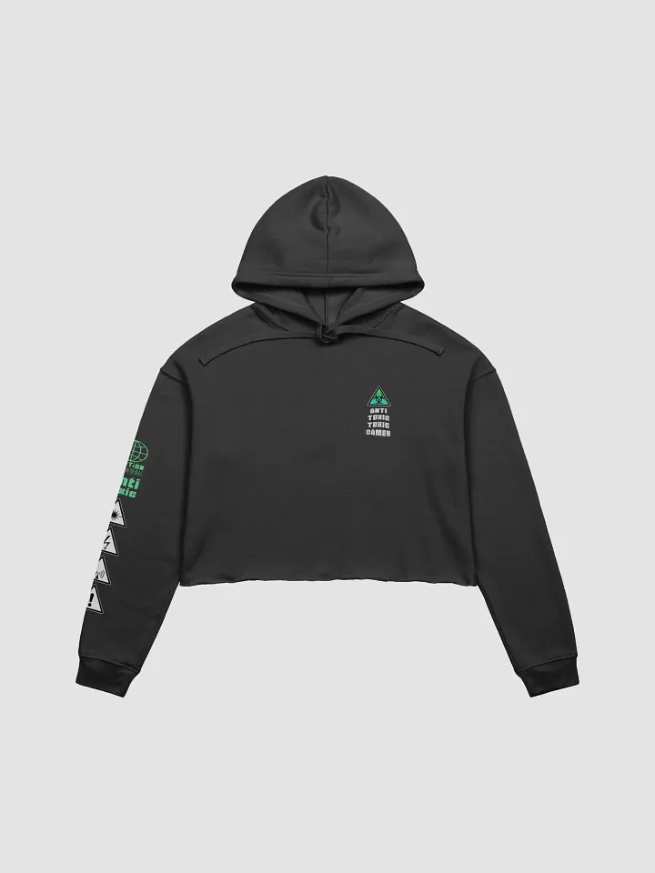 Anti-Toxic-Toxic-Gamer Crop Hoodie product image (2)