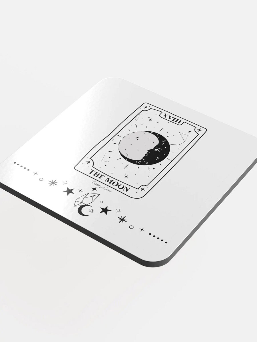 The Moon tarot cork coaster product image (4)