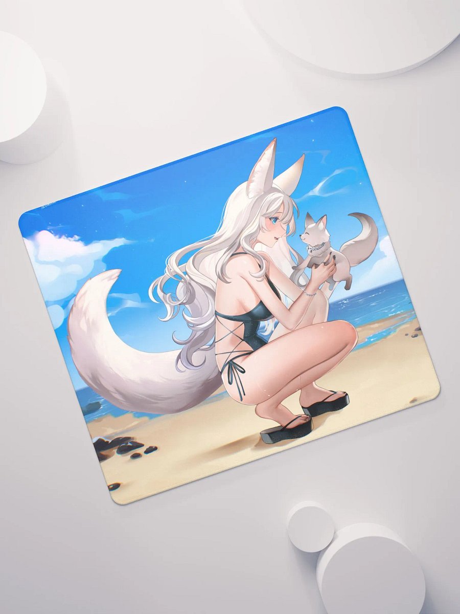 Lunaura and Aurora at the Beach (Gaming Mousepad) product image (7)