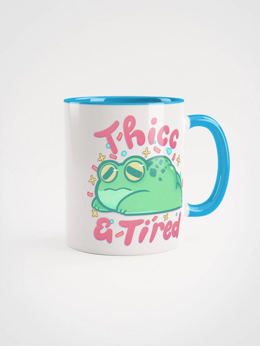 Thicc & Tired Mug - Colorful product image (1)
