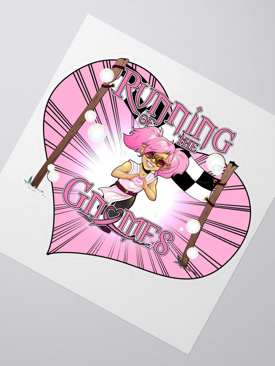 Running of the Gnomes Heart Racer- by Mischi -Cut Sticker product image (6)