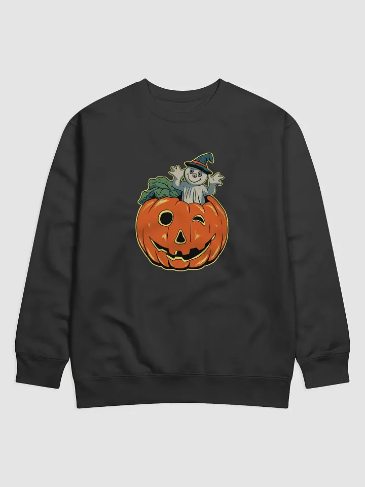 Retro Style Ghost in Jack-O-Lantern product image (1)