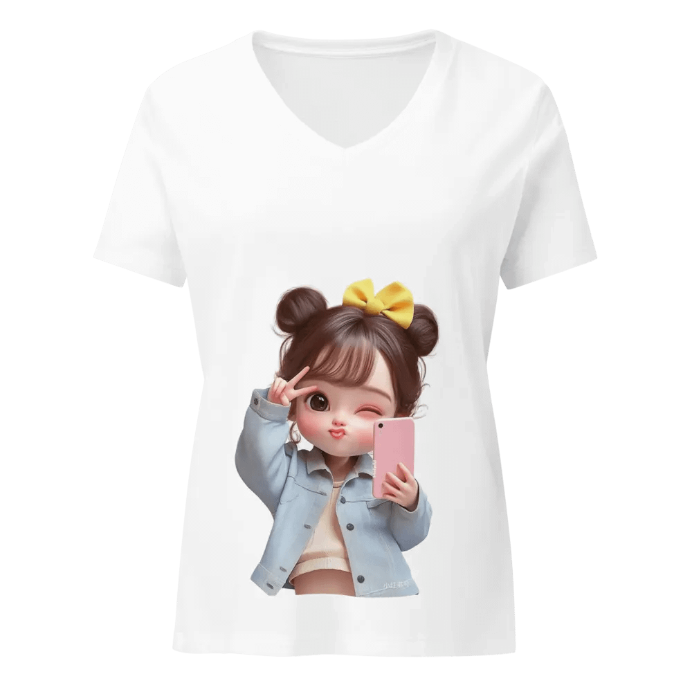 Bella+Canvas Women's Relaxed V-Neck T-Shirt product image (1)