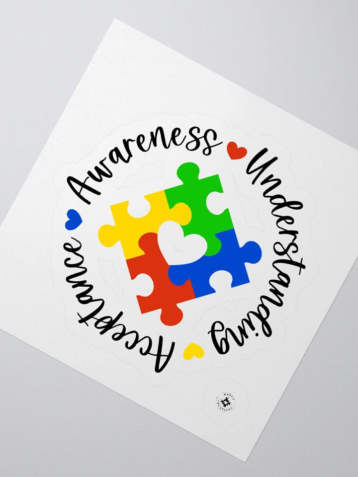 Colorful Puzzle Pieces Kiss Cut Stickers Set product image (2)