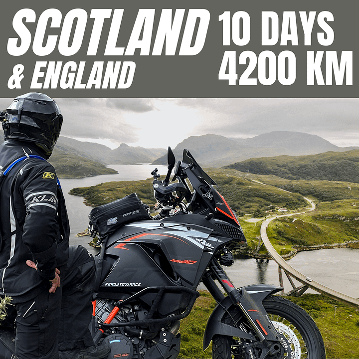 SCOTLAND, 10 Days, TOP HIGHLIGHTS, 4200 km, Tour Book & GPX Data product image (1)