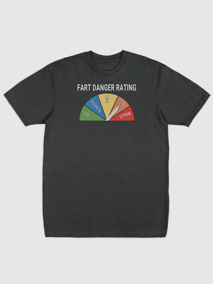 Fart Danger Rating Funny Farting Dad Joke design product image (1)