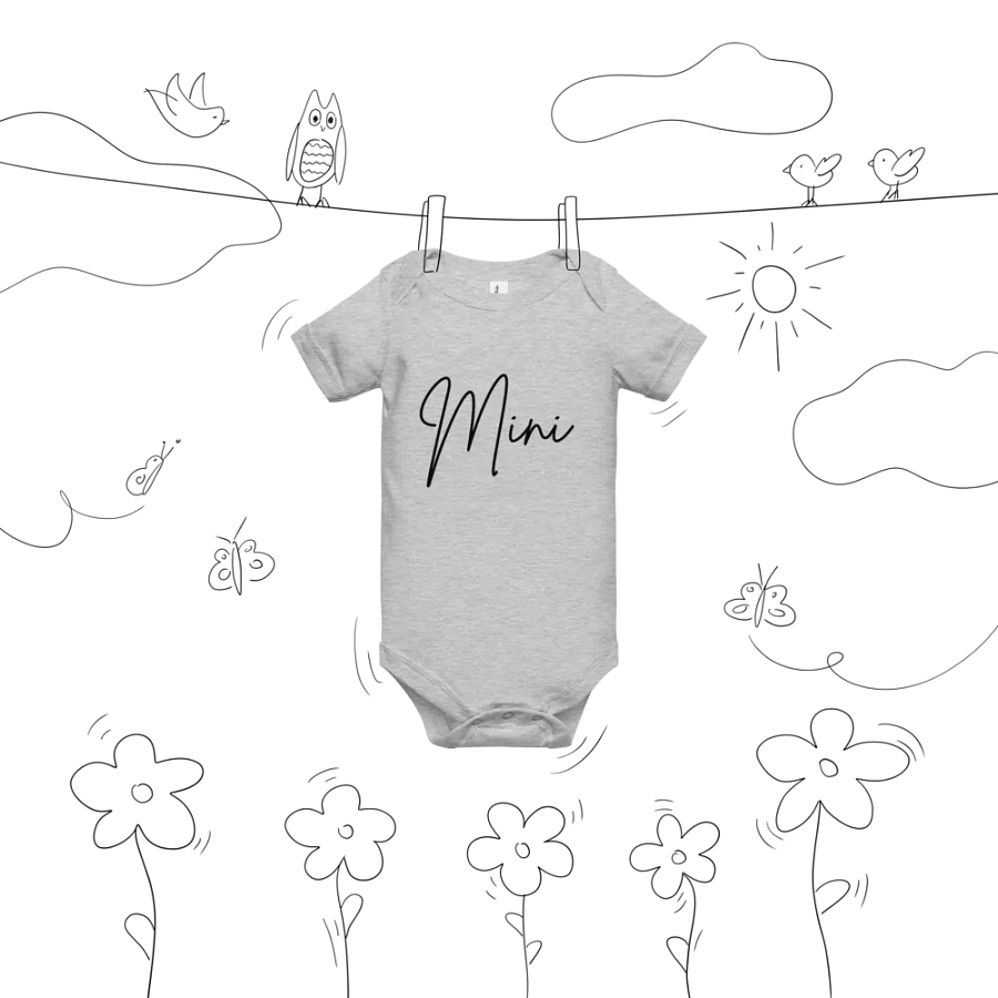 Mamma and mini matching unisex onesie product image (24)