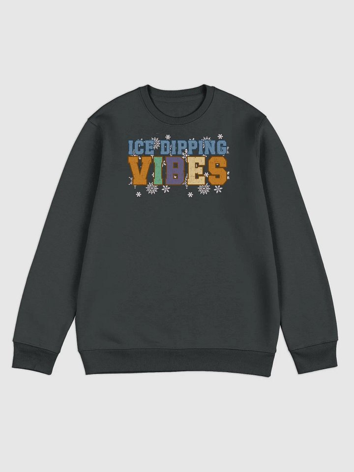 ice dipping vibes, wild swimming unisex sweatshirt product image (2)