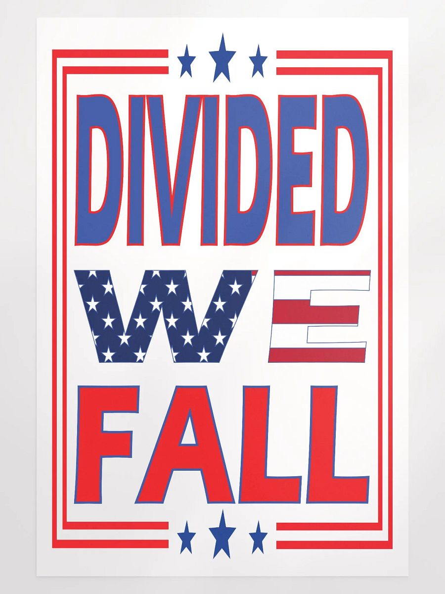 Divided We Fall - USA - Enhanced Matte Paper Poster product image (2)