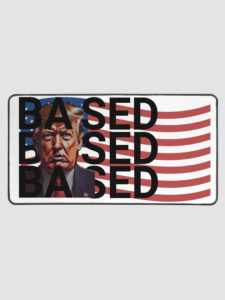 BASED American Flag Mugshot ~Desk Mat~ product image (1)