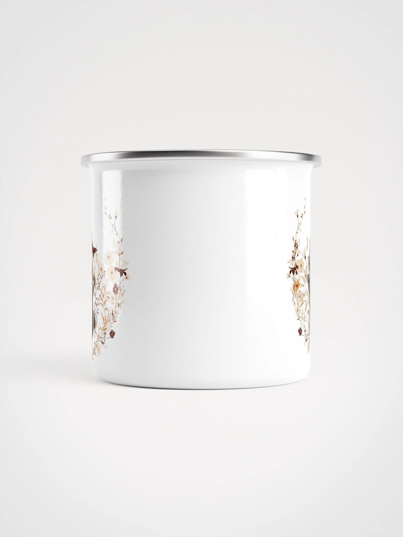Autumn Raccoon Adventure Enamel Mug - Waschbär Tasse Emaille product image (3)