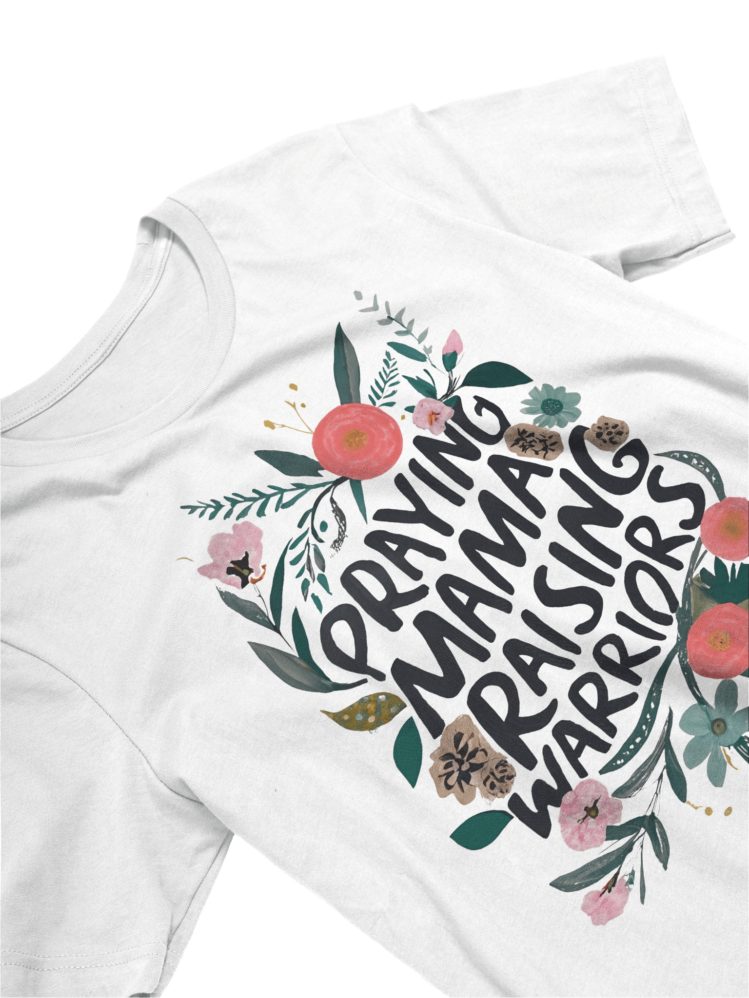 Praying Mama, Raising Warriors Tee product image (8)