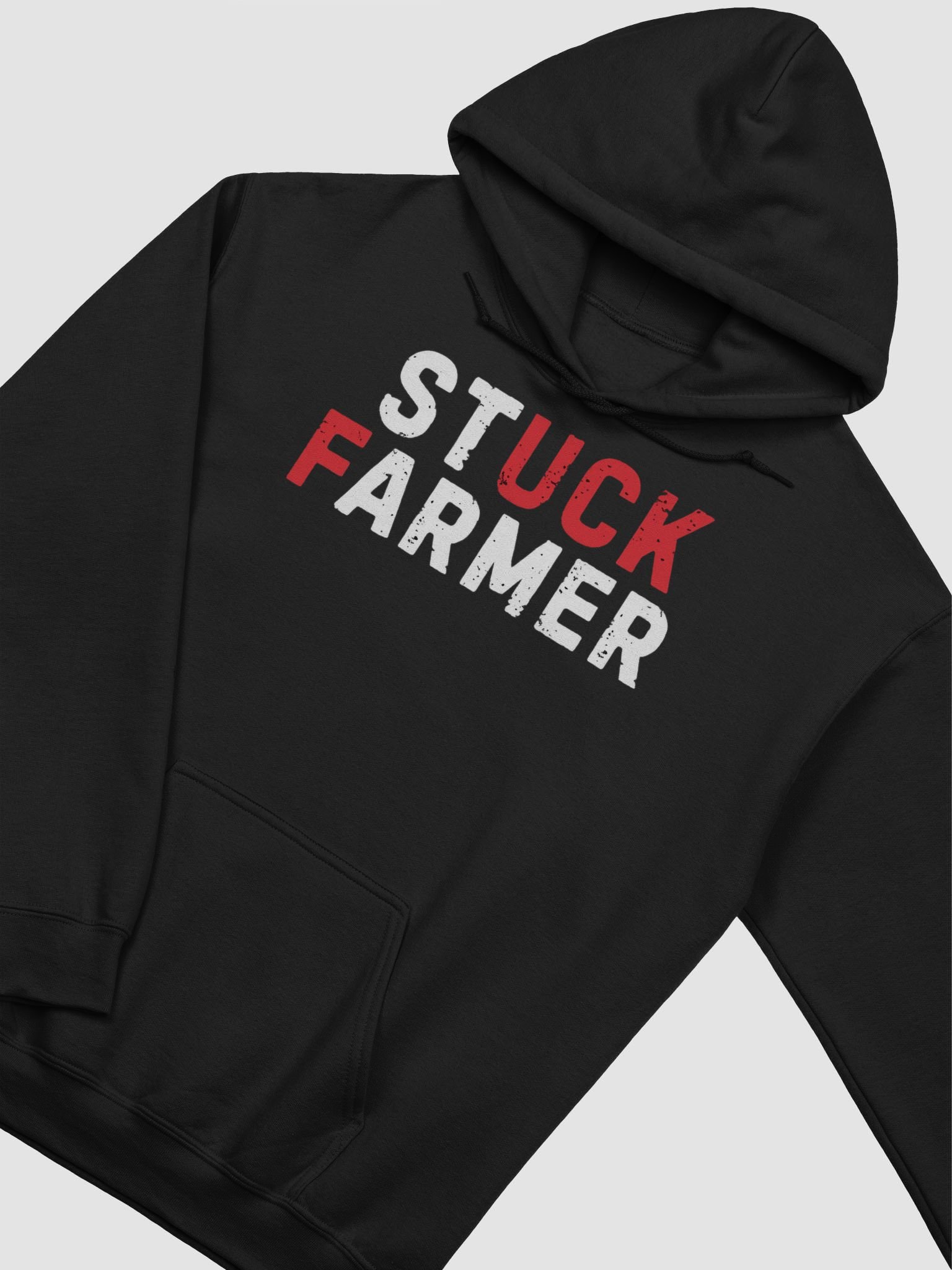Stuck Farmer Distressed Hoodie product image (28)