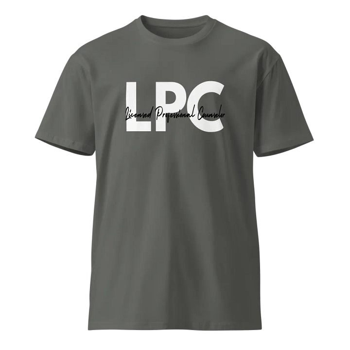 Licensed Professional Counselor LPC Unisex Premium T-Shirt product image (1)