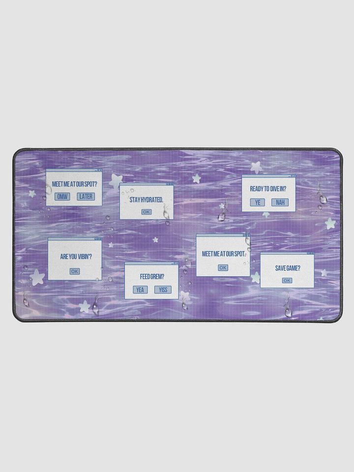 Aquarium Windows Deskmat - Purple product image (1)