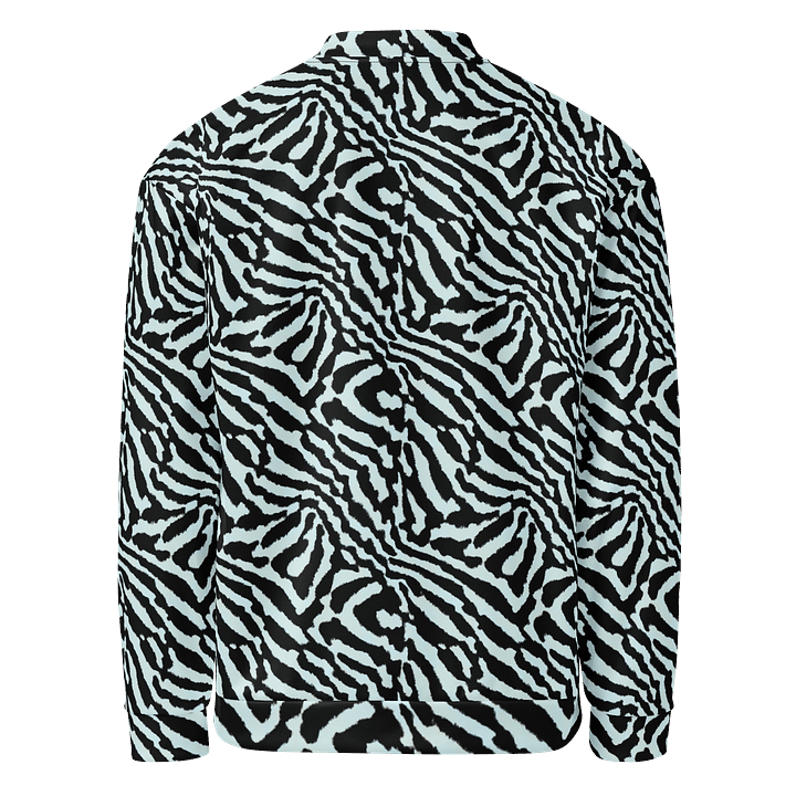Blue Zebra Bomber Jacket product image (2)