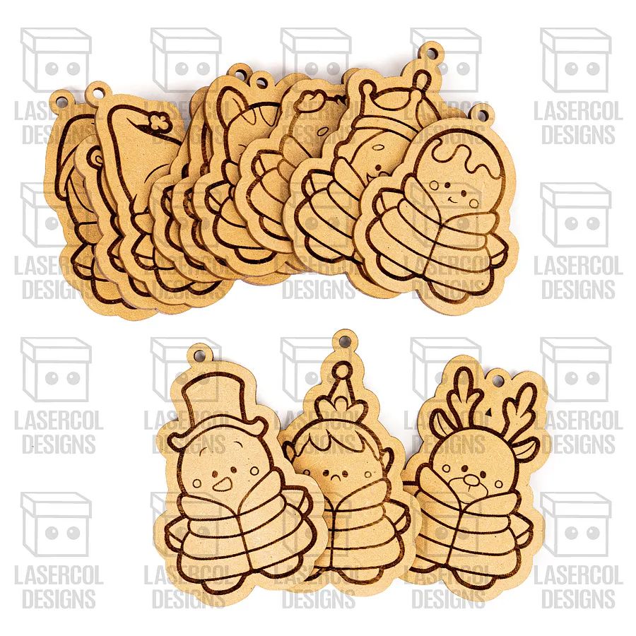 Christmas Ornaments - Laser Cut Files product image (9)