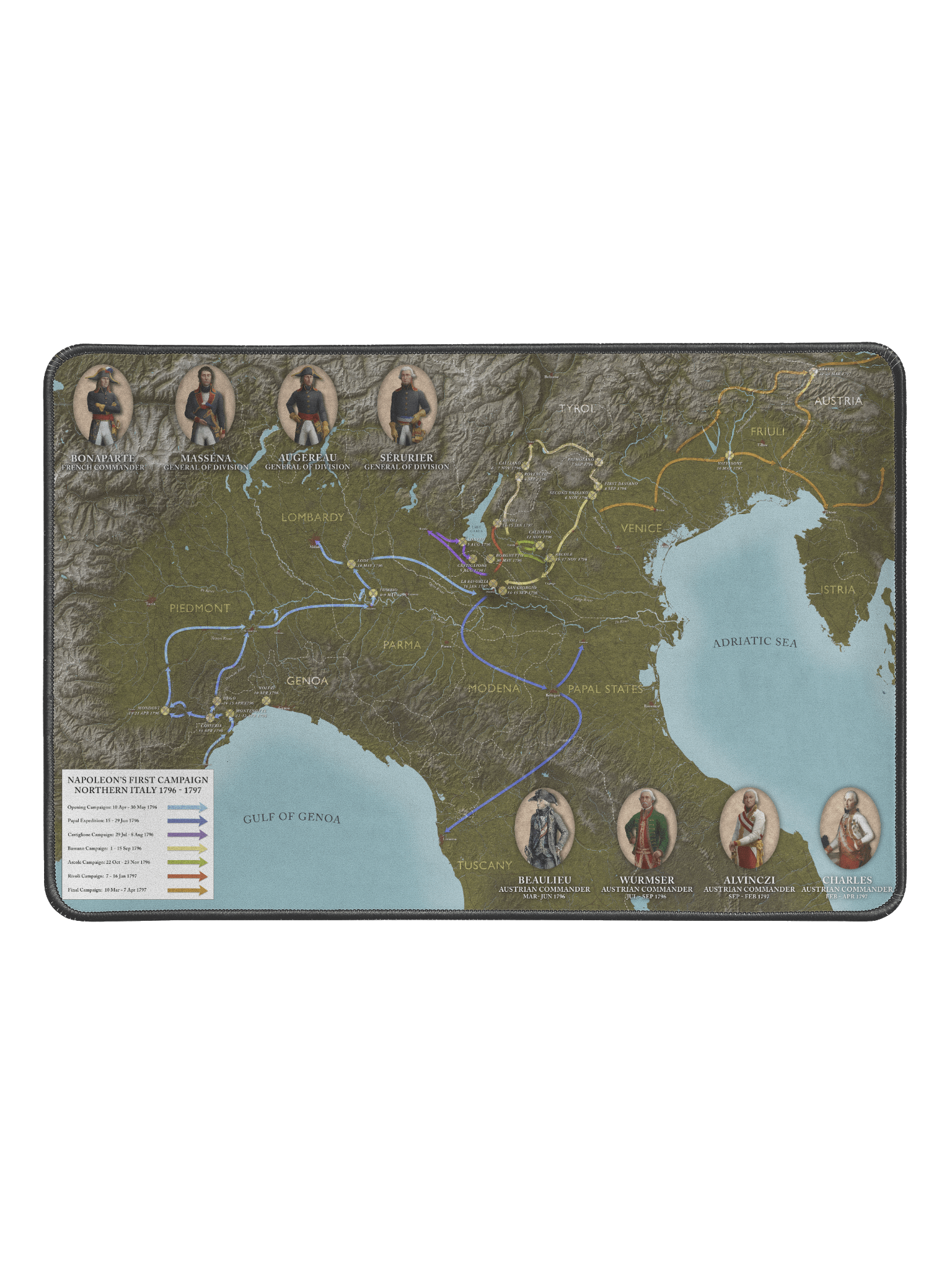 Napoleon's First Campaign - Desk Mat product image (1)