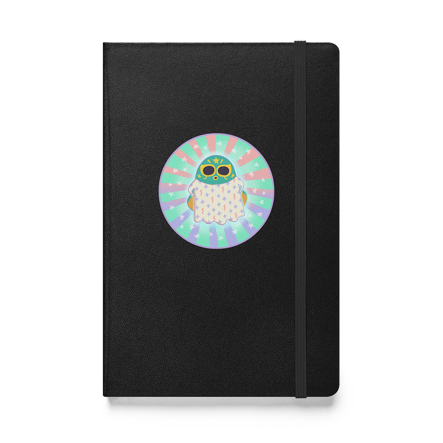 Pastel Little Ghost Luchador - Hardcover Notebook product image (3)