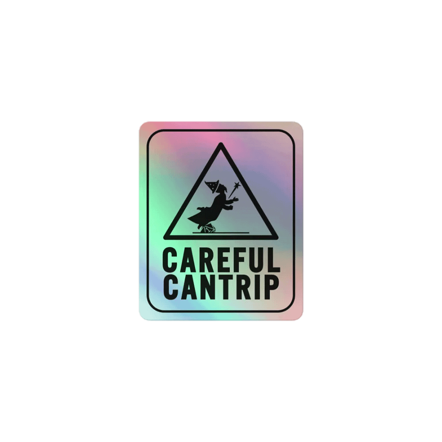 Holographic CC Logo Sticker product image (1)