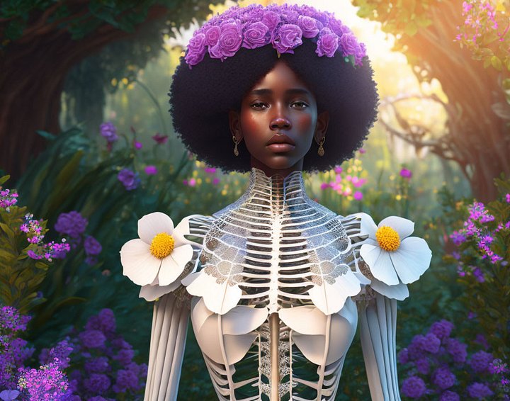 Flourishing Black Beauty - Art Print product image (1)