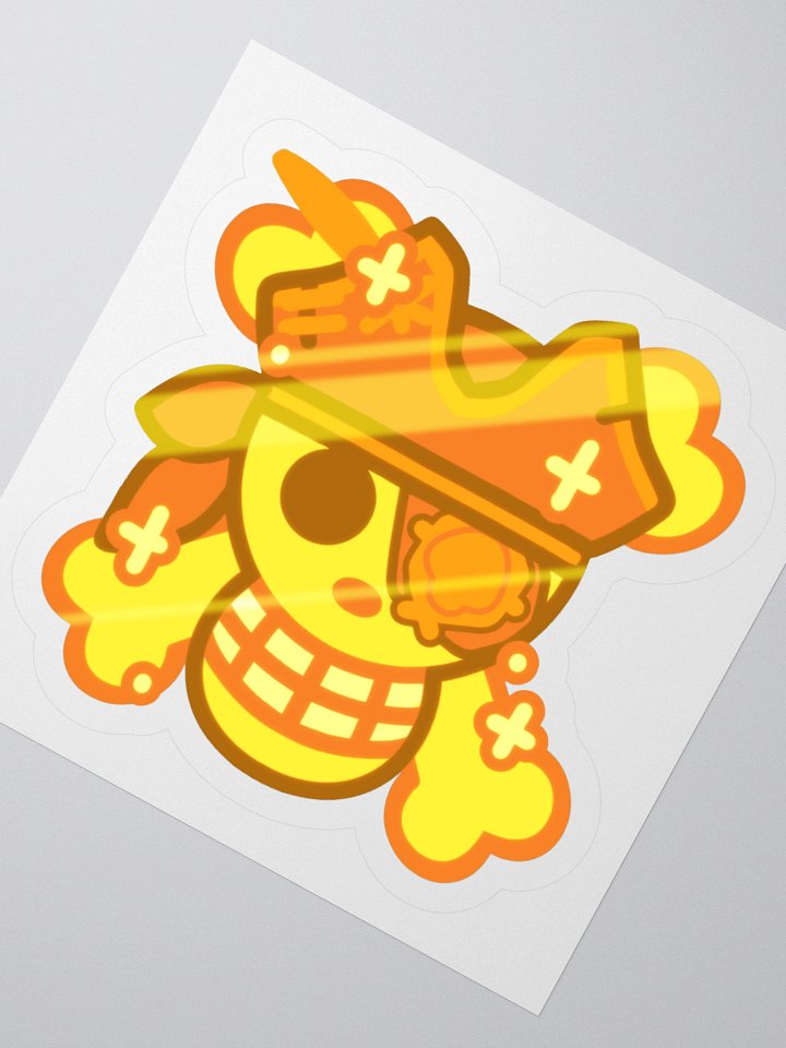 Sinclaire Pirates Sticker (Gold) product image (5)